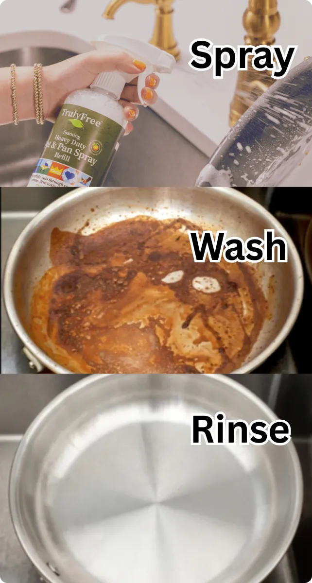 how to use Truly Free Pot And Pan Spray
